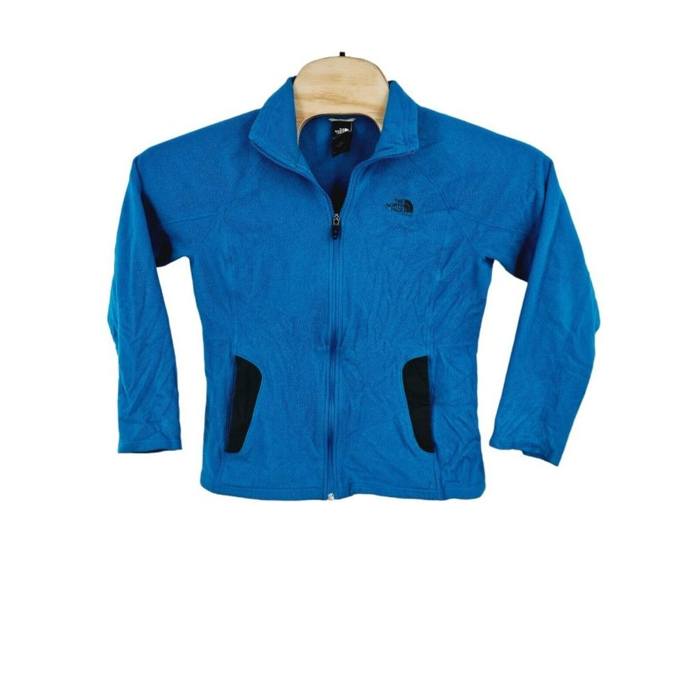 North Face Lightweight Jacket Women’s Medium‎ Blue Full Zip Fast Dry Fleece TNF